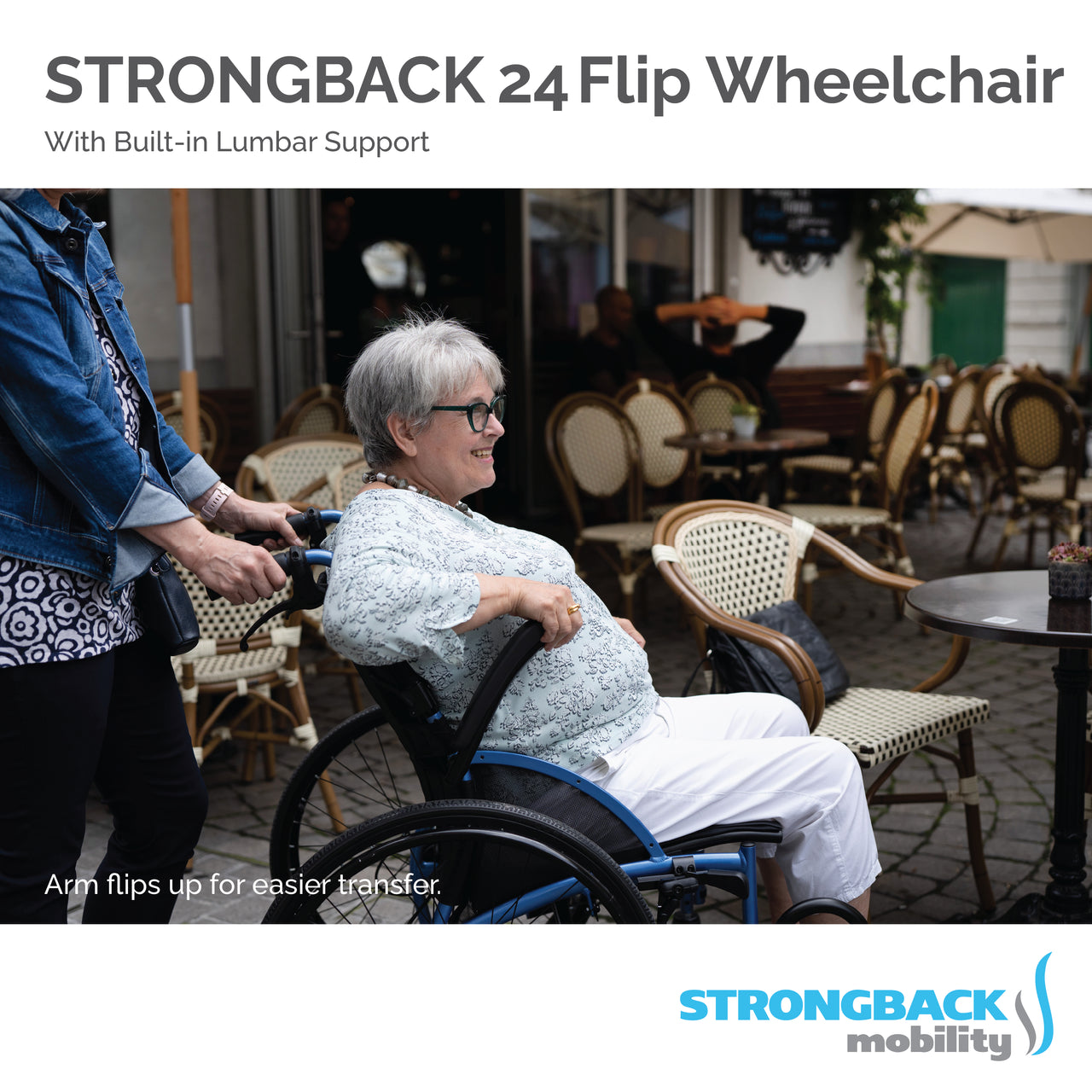 STRONGBACK 24 Wheelchair | Lightweight and Ergonomic Design